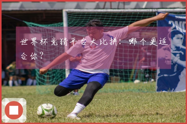 世界杯竞猜平台大比拼：哪个更适合你？